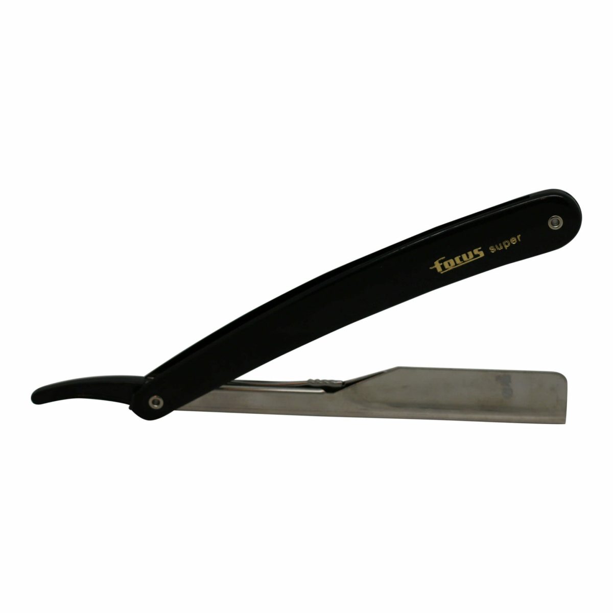 Focus black handle blade razor (shavette)