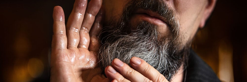 Skäggvård i vinter