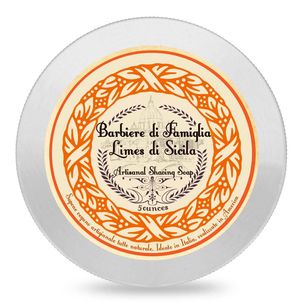 Ariana & Evans shaving soap Barbiere di Famiglia Limes di Sicilia 148ml limes di sicilia ariana evans