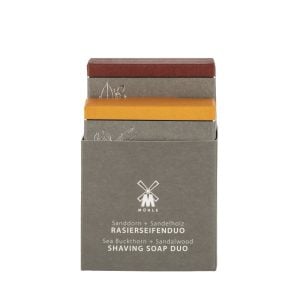 Mühle Shaving Soap Duo with Sea buckthorn and Sandalwood Shaving Soap Duo with Sea Buckthorn and Sandalwood