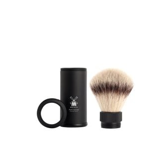 Mühle TRAVEL Shaving brush Black silvertip fibre